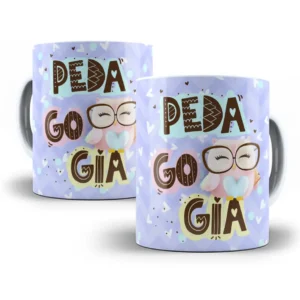 Design Caneca Para Pedagogos Com Tema De Coruja