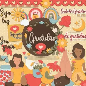 Design Digital Exclusivo Gratidao Baixe Em Png