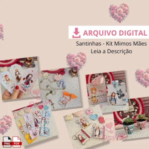 Designs Exclusivos de Santinhas para Mães
