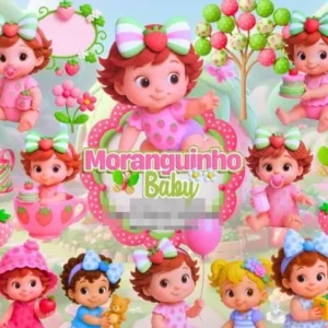 Designs Exclusivos Moranguinho Baby para Sublimação