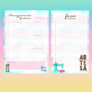 desk planner artesa costura arquivo digital planejamento mensal 2