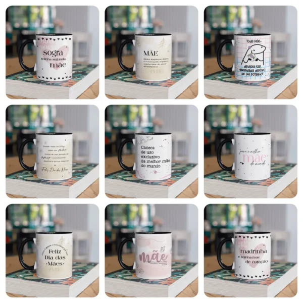 Dia das Mães Especial: 20 Modelos de Arte para Caneca