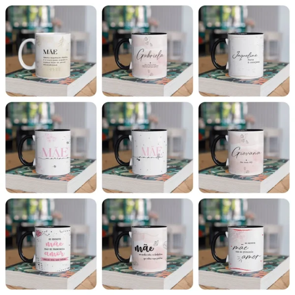 Dia das Mães Especial: 20 Modelos de Arte para Caneca