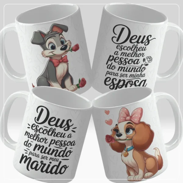 Dia dos Namorados: Baixe 16 Artes Criativas para Caneca