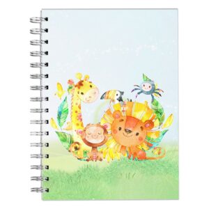 diario de creche animais cute arquivo digital rosa 2