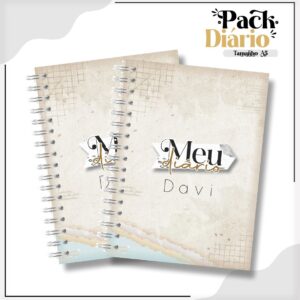 diario masculino arquivo digital papelaria digital