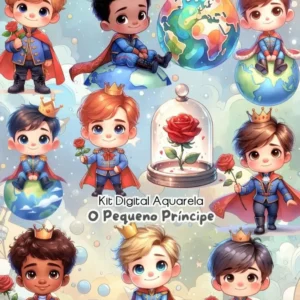 Download PNG Temático do Pequeno Príncipe - Kit Exclusivo