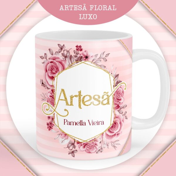 Encadernação Artesã Floral 2024 - Arquivo Digital