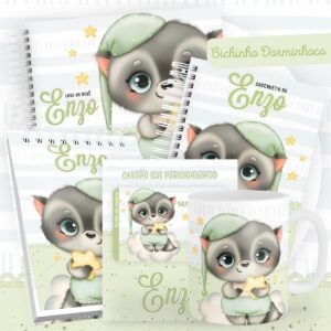 encadernacao baby bichinho dorminhoco arquivo digital cartao sus
