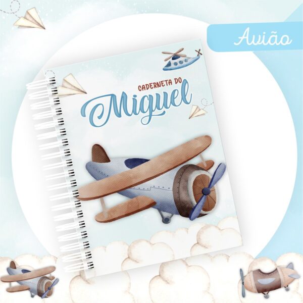 Encadernação Bebê Avião - Arquivo Digital
