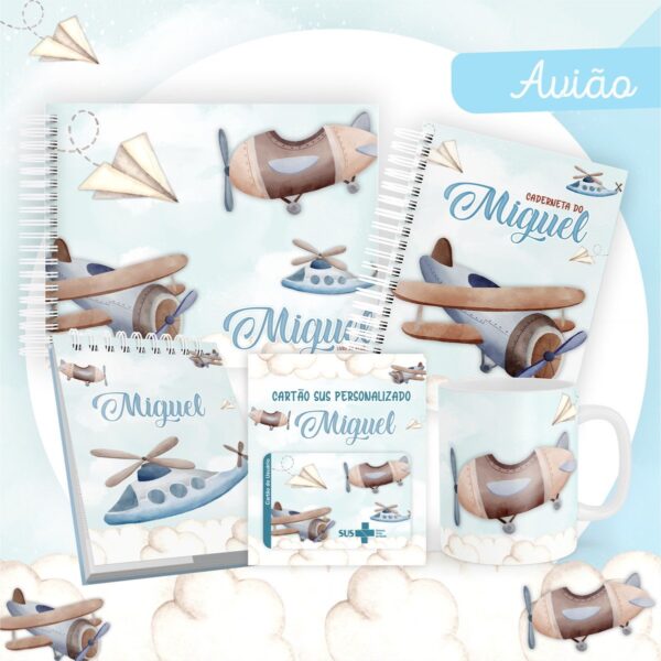 Encadernação Bebê Avião - Arquivo Digital