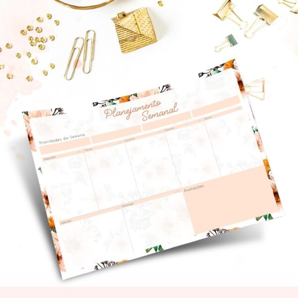 Encadernação Digital Desk Planner - Imagem 2