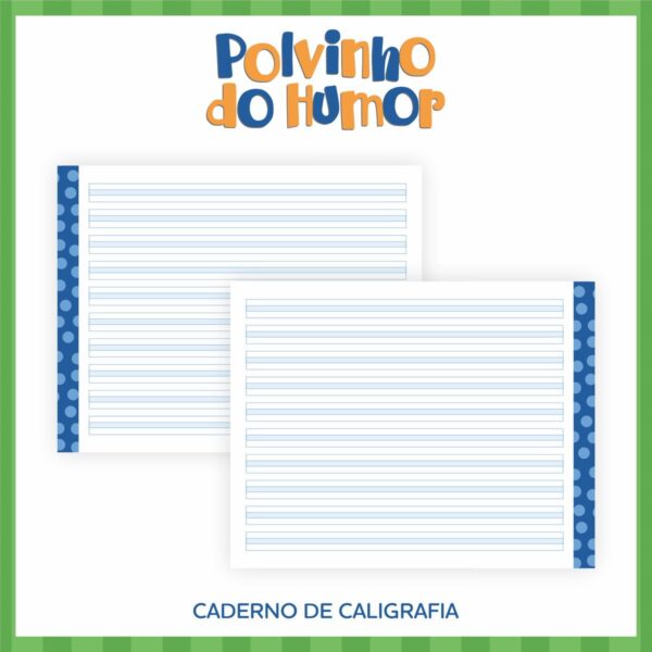 Encadernação Escolar Polvo do Humor Menino - Arquivo Digital - Imagem 3