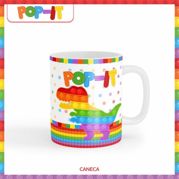 Encadernação Escolar Pop It Colorido - Arquivo Digital