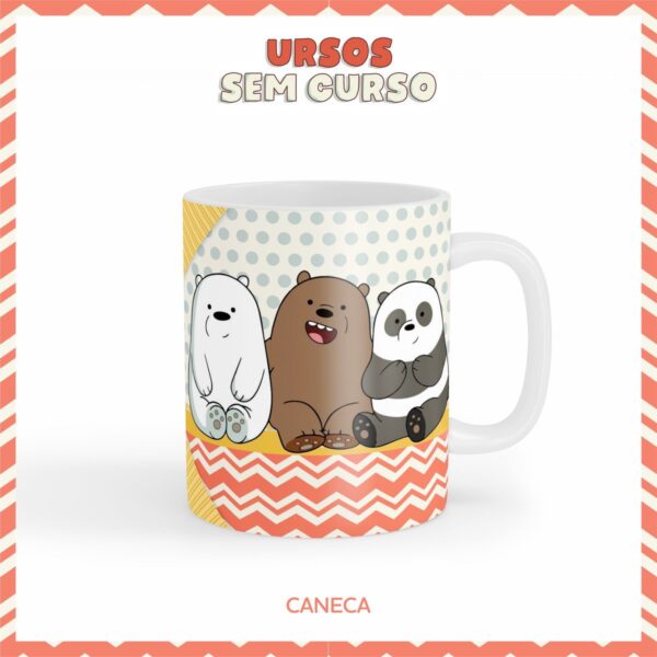Encadernação Escolar Urso sem Curso -Arquivo Digital - Imagem 2