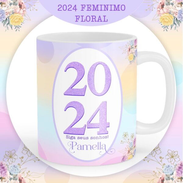 Encadernação Feminina Roxa 2024 - Arquivo Digital