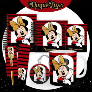 Encadernação Minnie Luxo - Arquivo Digital