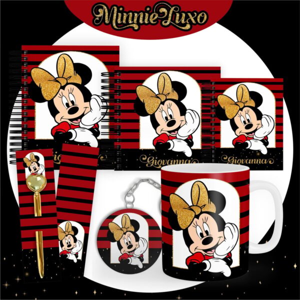 Encadernação Minnie Luxo - Arquivo Digital