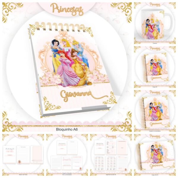 Encadernação Princesas - Arquivo Digital - Imagem 2