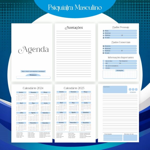 Encadernação Psiquiatra Masculina - Arquivo Digital