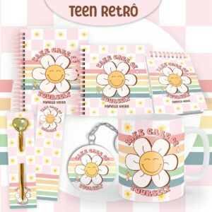 Encadernação Teen Retrô Candy - Arquivo Digital