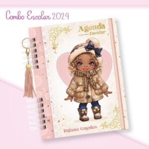Escolar Menina Inverno - Arquivo Digital