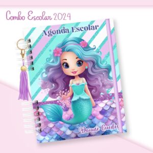 Escolar Menina Sereia - Arquivo Digital