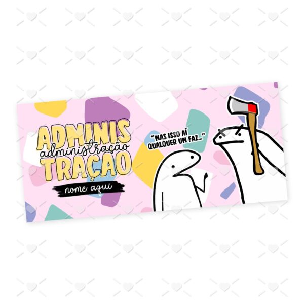 Estampa Caneca Administração Profissões Flork Arquivo Jpg