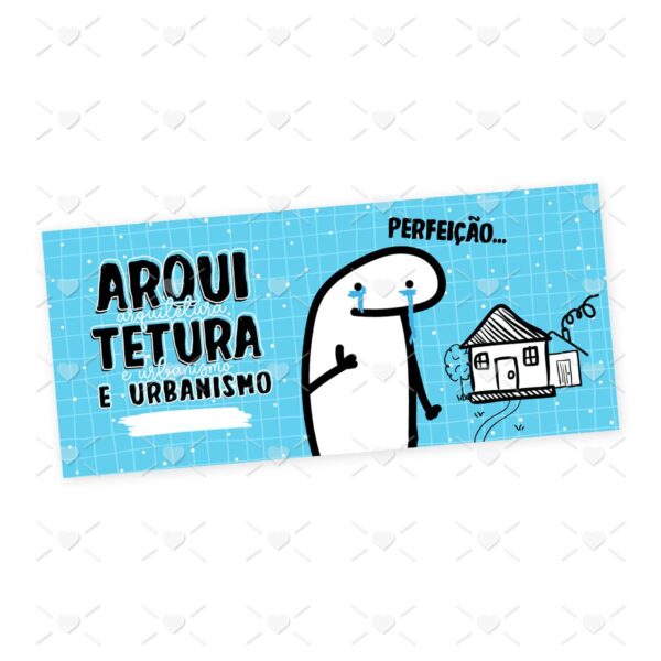 Estampa Caneca Arquitetura Flork Profissões Sublimação