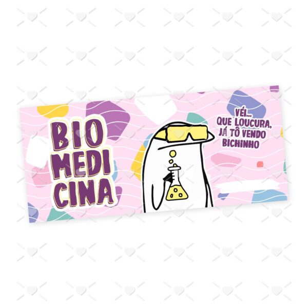 Estampa Caneca Biomedicina Flork Profissões Sublimação