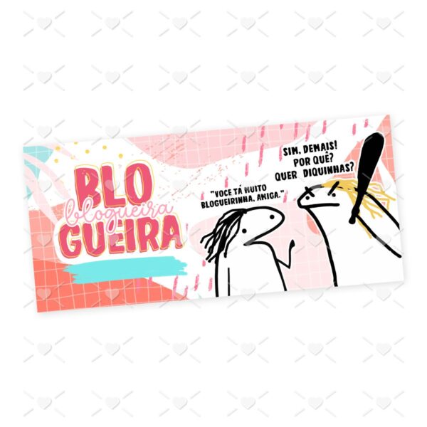 Estampa Caneca Blogueira Flork Profissões Sublimação