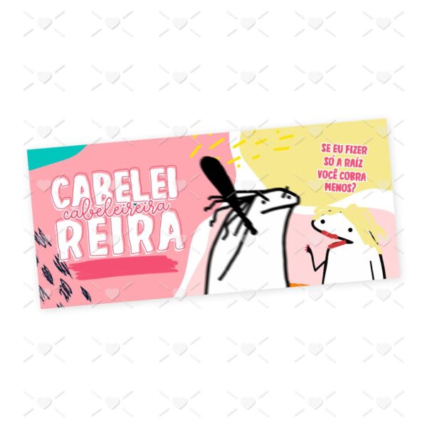 Estampa Caneca Cabeleireira Flork Profissões Sublimação