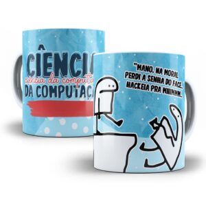 Estampa Caneca Ciência da Computação Flork Sublimação