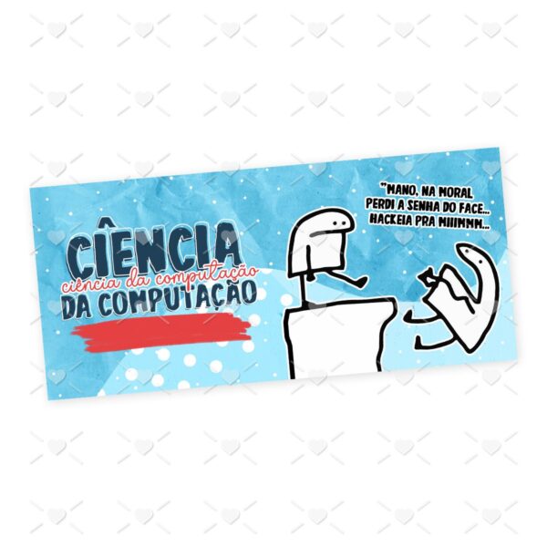 Estampa Caneca Ciência da Computação Flork Sublimação