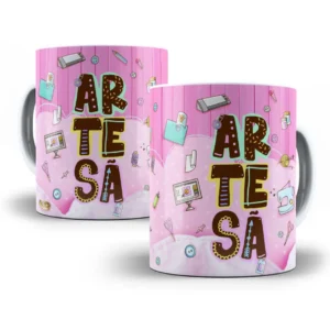 Estampa Caneca Divertida para Profissionais Artesãs