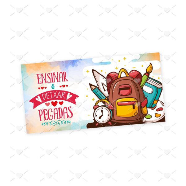 Estampa Caneca Gratis Ensinar E Deixar Pegadas Professores 5