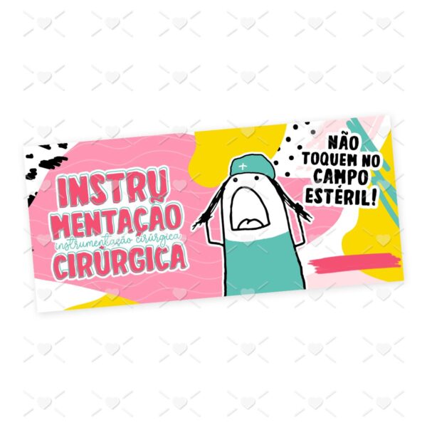 Estampa Caneca Instrumentação Cirúrgica Flork Sublimação