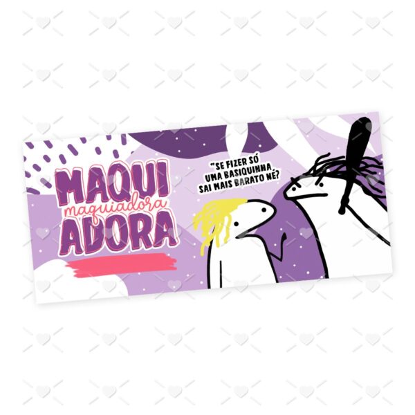 Estampa Caneca Maquiadora Flork Profissões Sublimação