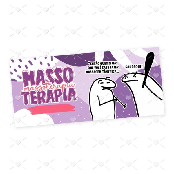 Estampa Caneca Massoterapia Flork Profissões Sublimação