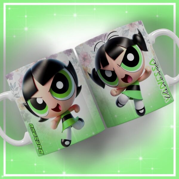 Estampa Caneca Meninas Super Poderosas - Imagem 2