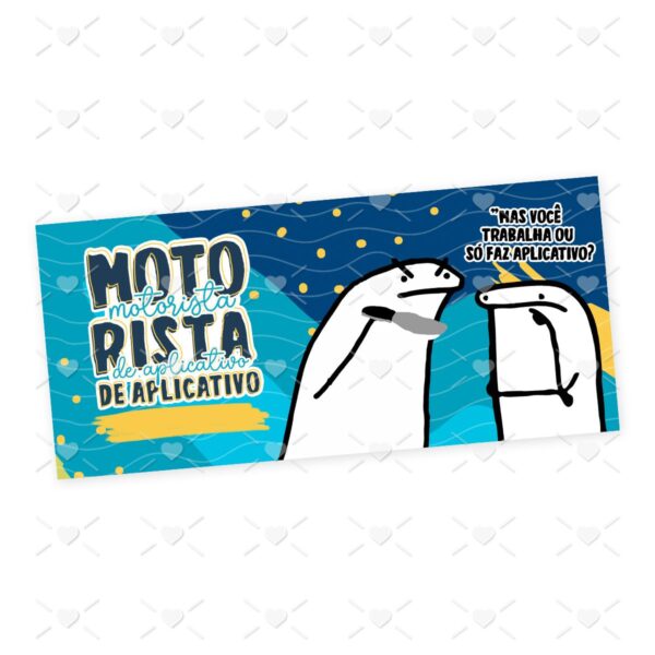 Estampa Caneca Motorista de Aplicativo Flork Sublimação