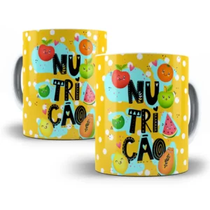 Estampa Caneca Nutricionista Nutrição Profissão