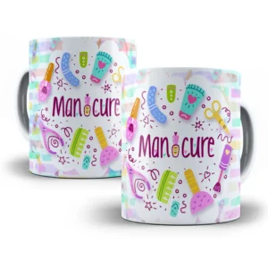 Estampa Caneca Profissão Nail Designer Manicure Unhas
