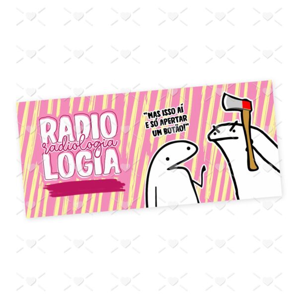Estampa Caneca Radiologia Flork Profissões Sublimação