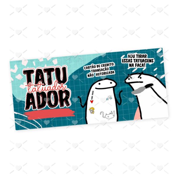 Estampa Caneca Tatuador Flork Profissões Sublimação