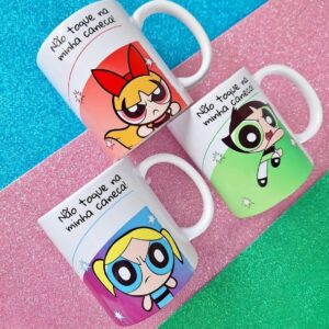 estampa para caneca meninas super poderosas sublimacao em canecas