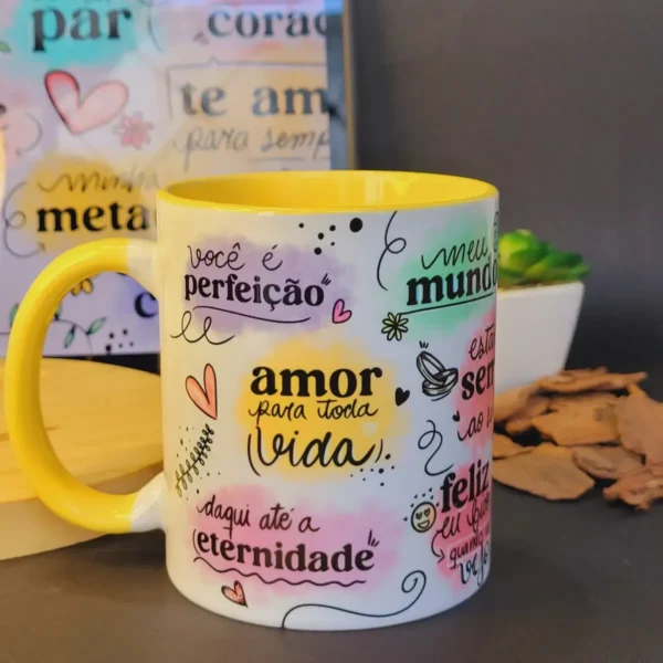 Estampa Pronta para Caneca, Especial Dia dos Namorados