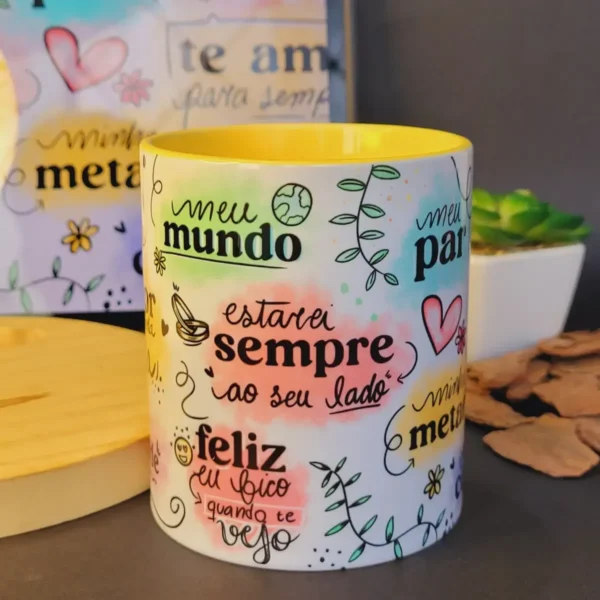 Estampa Pronta para Caneca, Especial Dia dos Namorados
