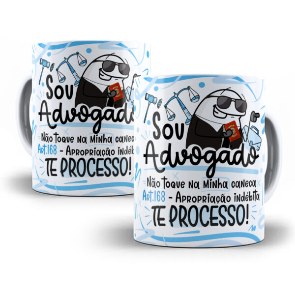 Estampa Sublimação Caneca Advogado(a) Flork Profissões Png