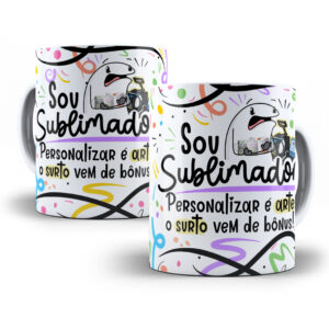 Estampa Sublimação Caneca Sublimador Flork Profissões Png